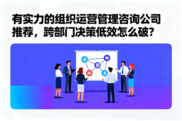有實力的組織運營管理咨詢公司推薦，跨部門決策低效怎么破？